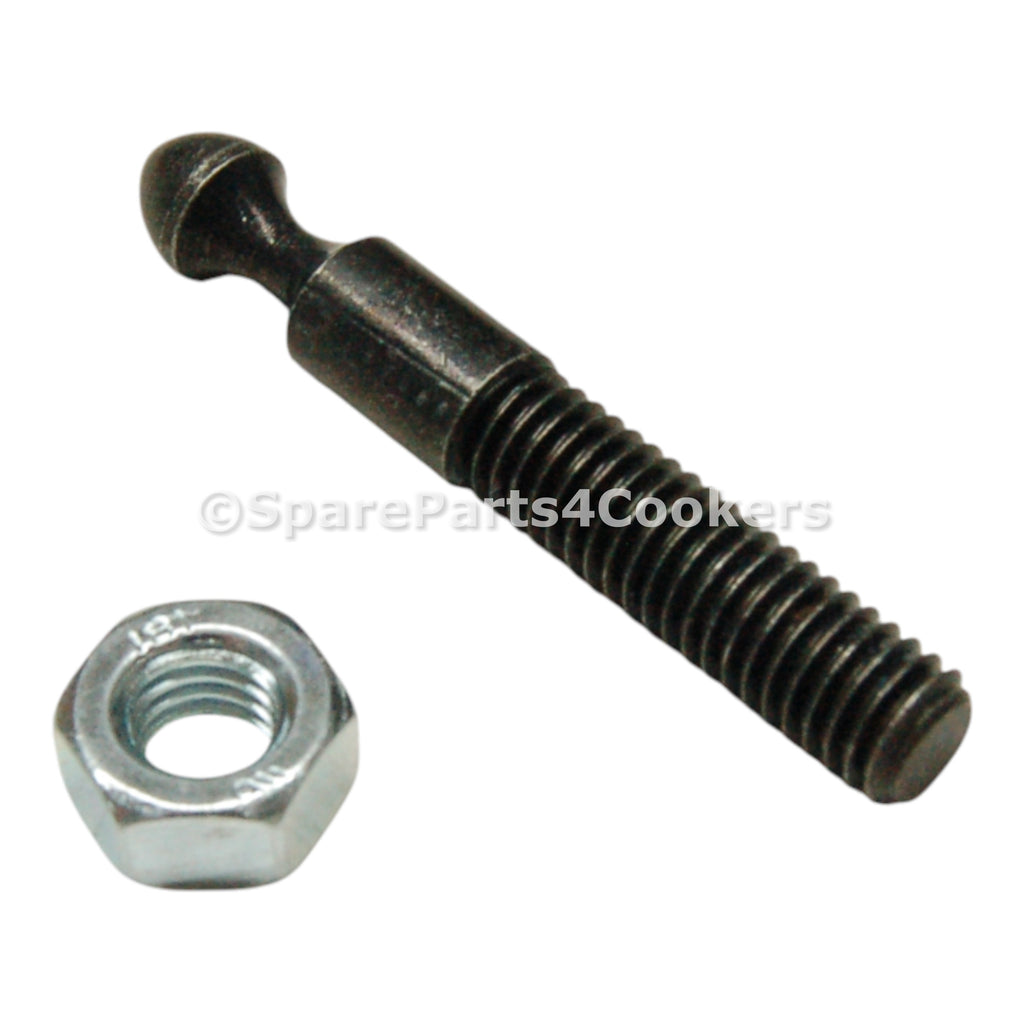 RANGEMASTER Door Catch and Pin A092046 (NEW STYLE METAL ROLLERS) GENUINE
