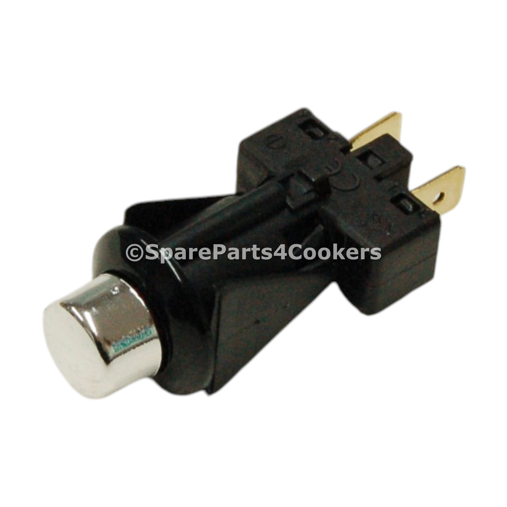 RANGEMASTER Genuine Oven Light Silver/Chrome Push Button Switch Assembly A098235
