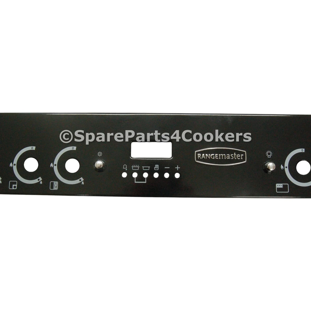 RANGEMASTER Genuine Classic 90 All Gas 6490 Model Fascia Panel In Black rangemaster-genuine-classic-90-all-gas-6490-model-fascia-panel-in-black