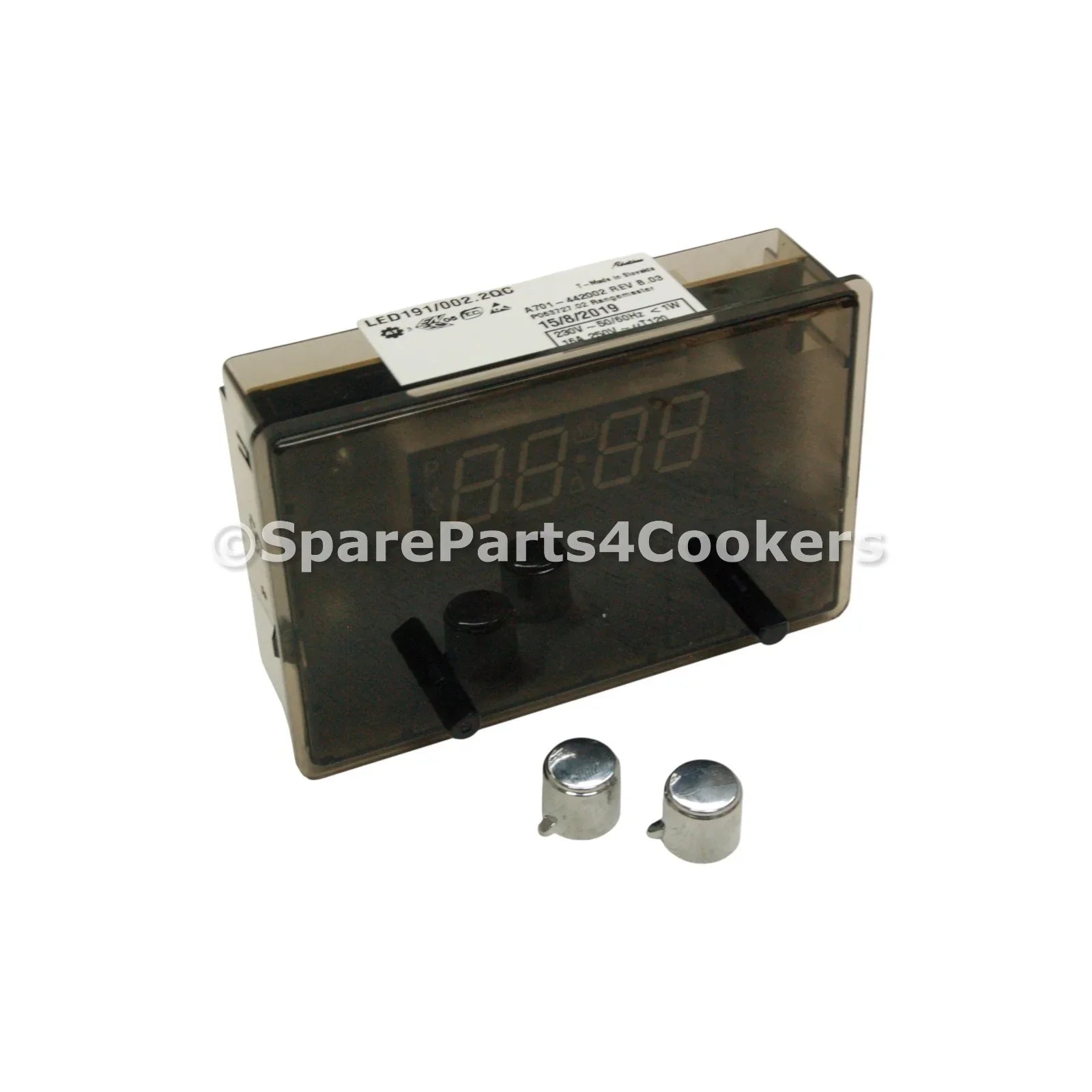 RANGEMASTER Genuine 2 Shaft Digital Timer White Display Kit with Knobs ...