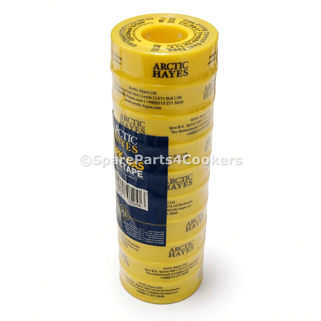 Gas Thread Sealing PTFE Tape 12mm x 5mm 6963 x 10