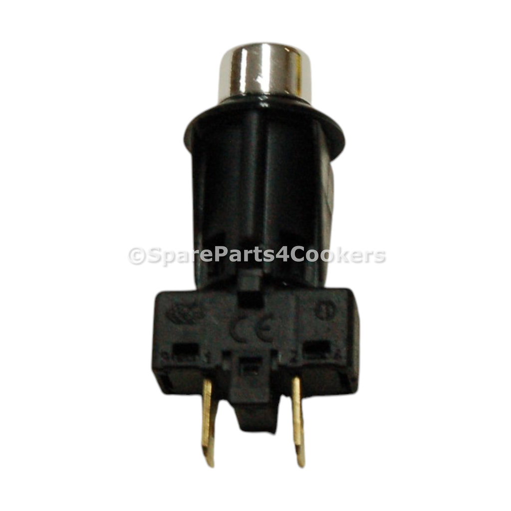 RANGEMASTER Genuine Oven Light Silver/Chrome Push Button Switch Assembly A098235