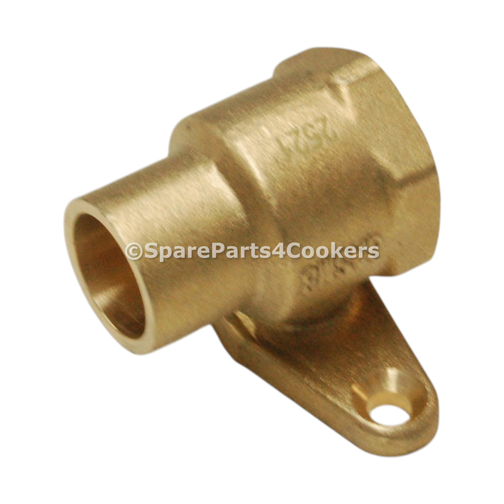 Side Wall Plate End Feed 1/2" x 15mm 13686