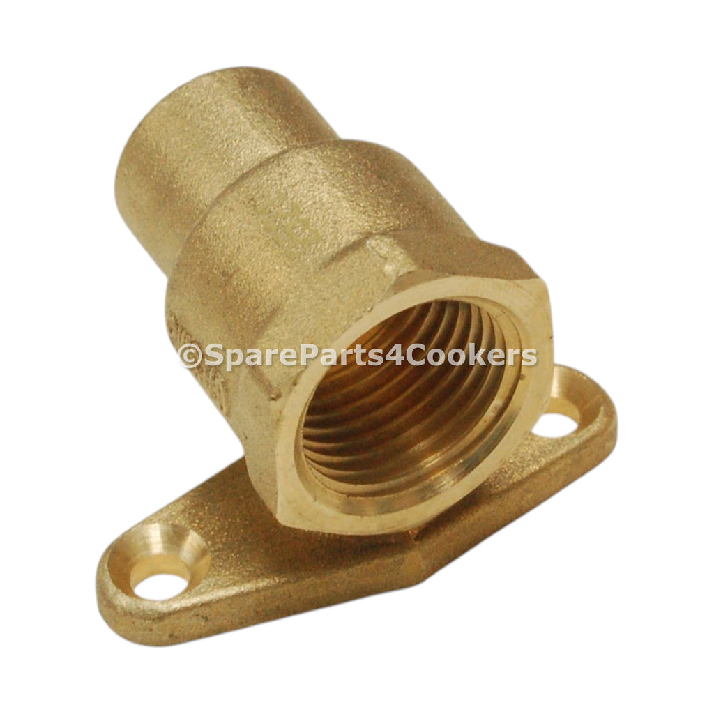 Side Wall Plate End Feed 1/2" x 15mm 13686
