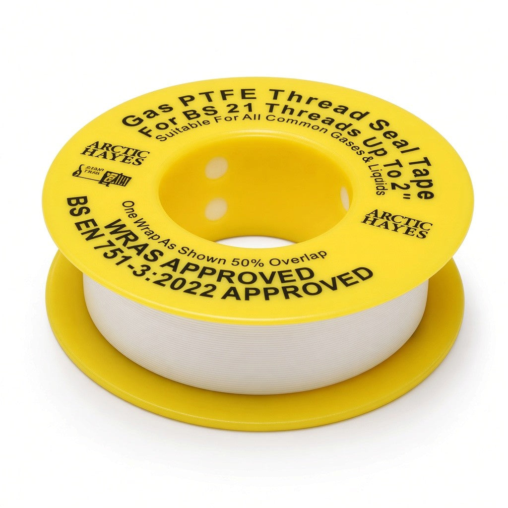 Gas Thread Sealing PTFE Tape 12mm x 5mm 6963