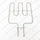BUSH / SERVIS Base Oven Element 1300W / 1200W TMK31115 31115 - spareparts4cookers.com
