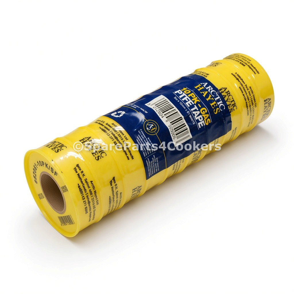 Gas Thread Sealing PTFE Tape 12mm x 5mm 6963 x 10