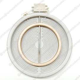 RANGEMASTER Large Ceramic Hob Double Hotplate Element - 2200W/1000W P027155 - spareparts4cookers.com