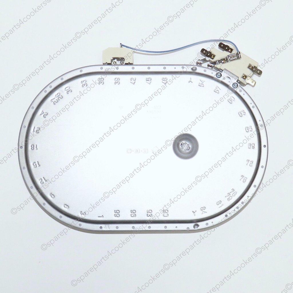 BORETTI by ILVE Dual Zone Oval Ceramic Hob Element 2400 / 1500W A45886 A/458/86 - spareparts4cookers.com