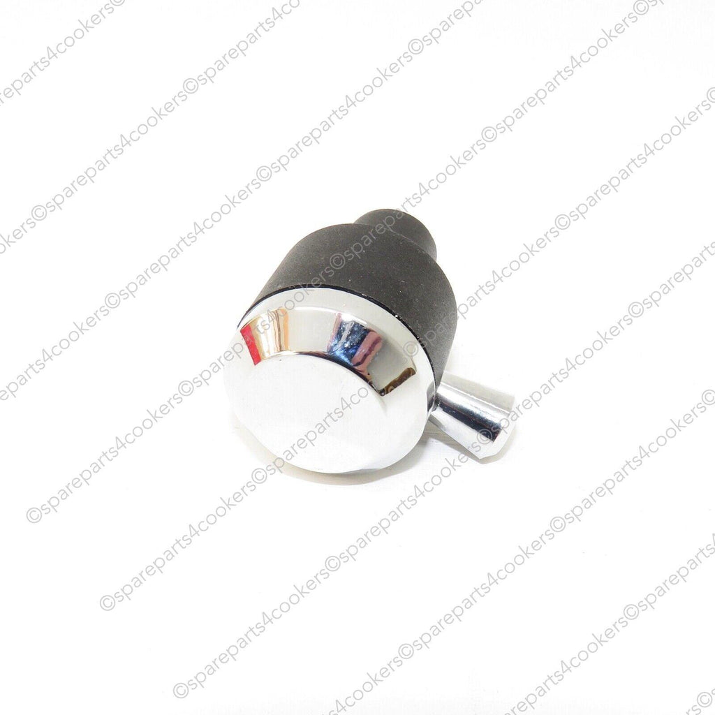 FALCON Hotplate Control Knob Black and Chrome P051326 P037360 - spareparts4cookers.com