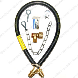 GAS COOKER HOSE 3FT x 1/2