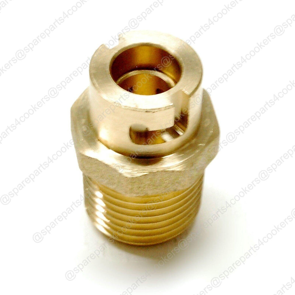 GAS COOKER HOSE+BAYONET + CHAIN KIT 1250mm x 1/2" Micropoint - EN14800 NG + LPG - spareparts4cookers.com