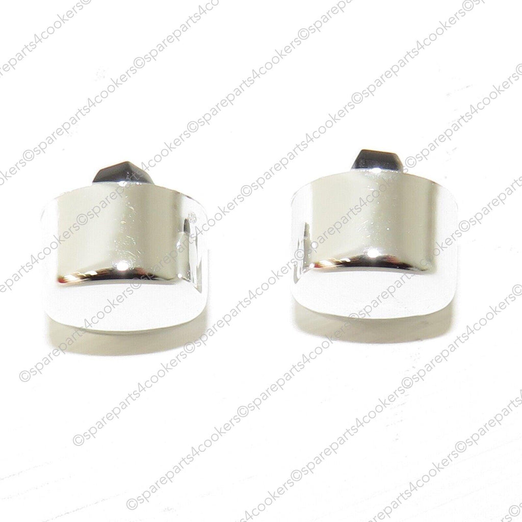 MAYTAG Chrome Ignition  / Light Knobs P098103 x 2 - spareparts4cookers.com