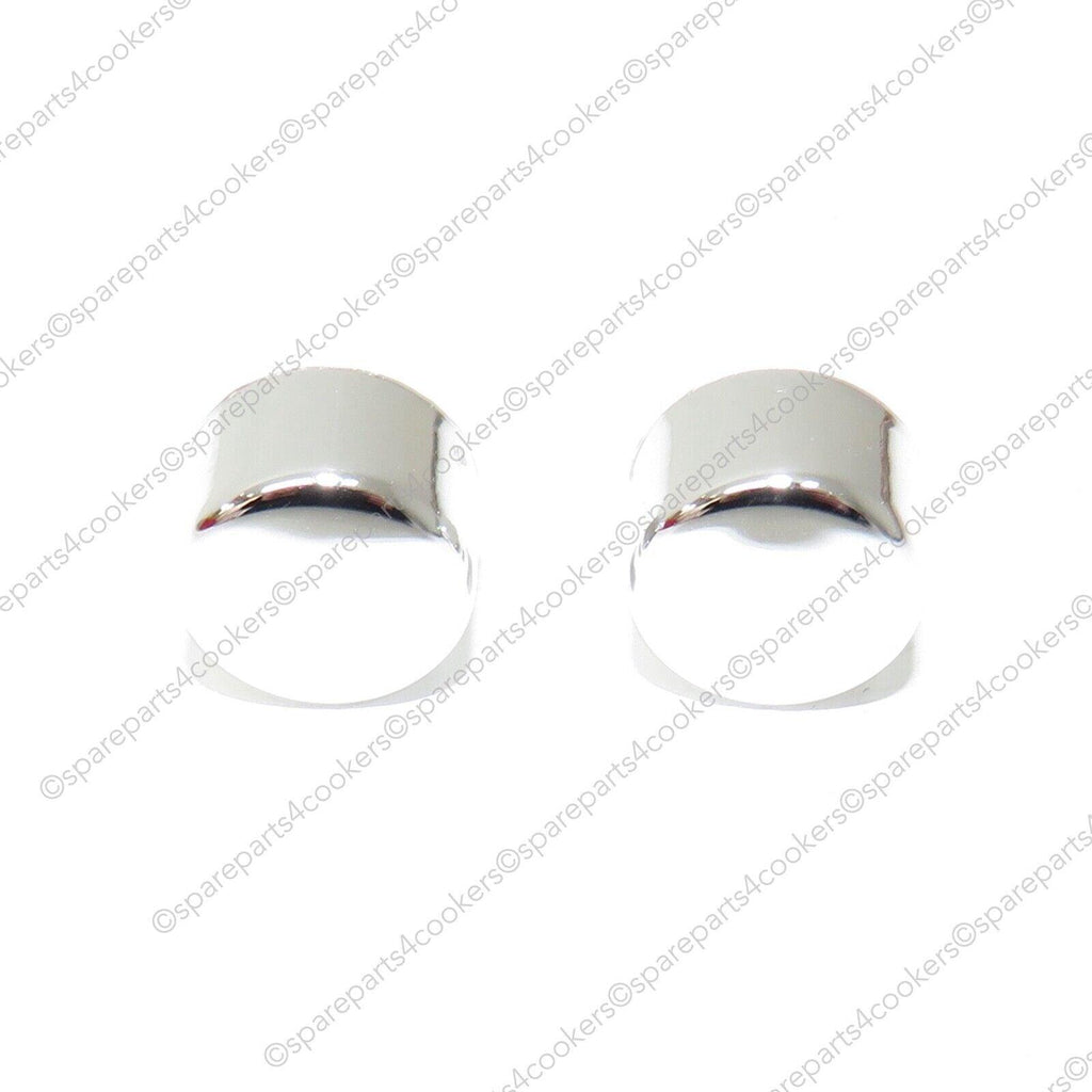 MAYTAG Chrome Ignition  / Light Knobs P098103 x 2 - spareparts4cookers.com