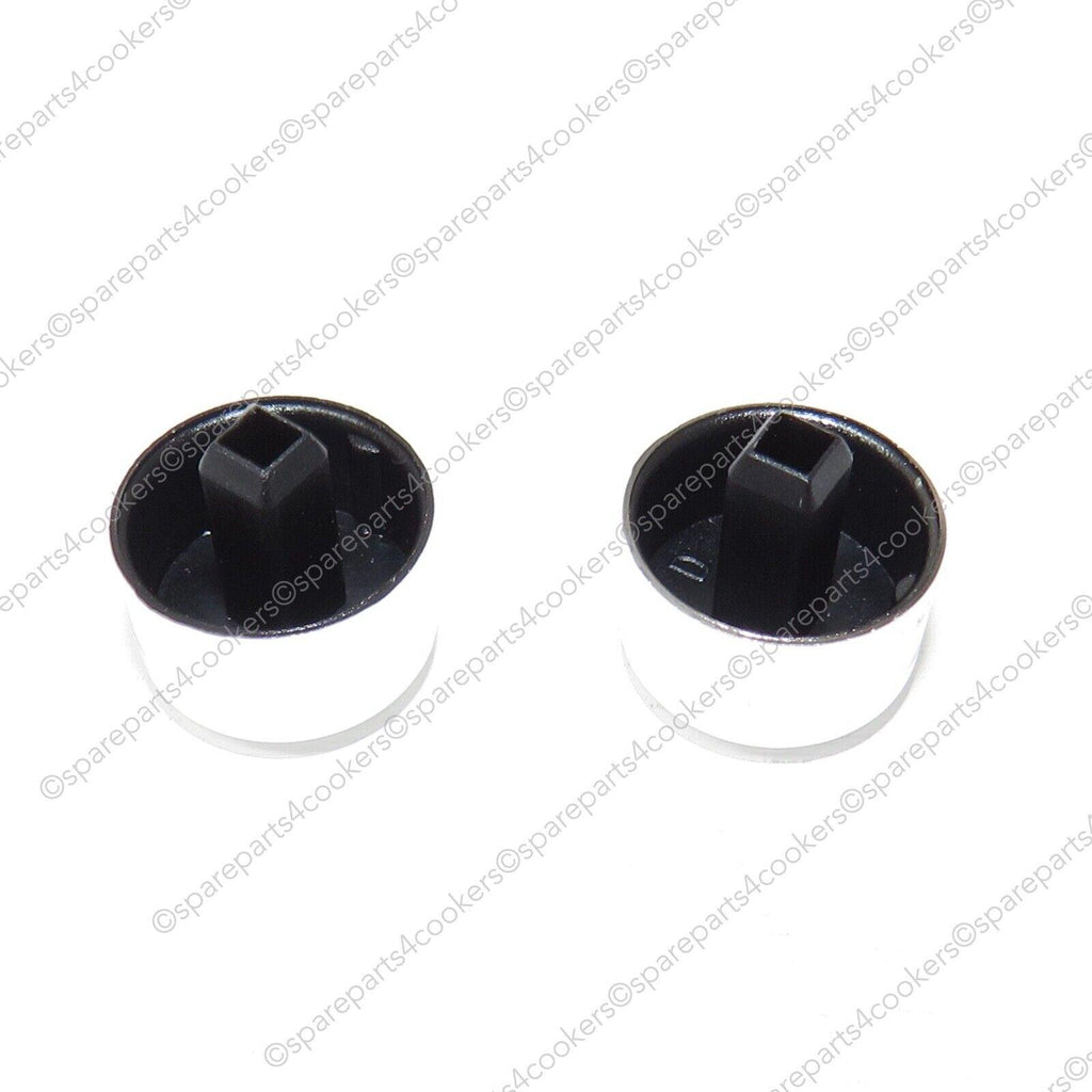 MAYTAG Chrome Ignition  / Light Knobs P098103 x 2 - spareparts4cookers.com